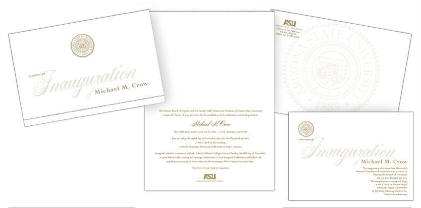 Inauguration of Michael Crow